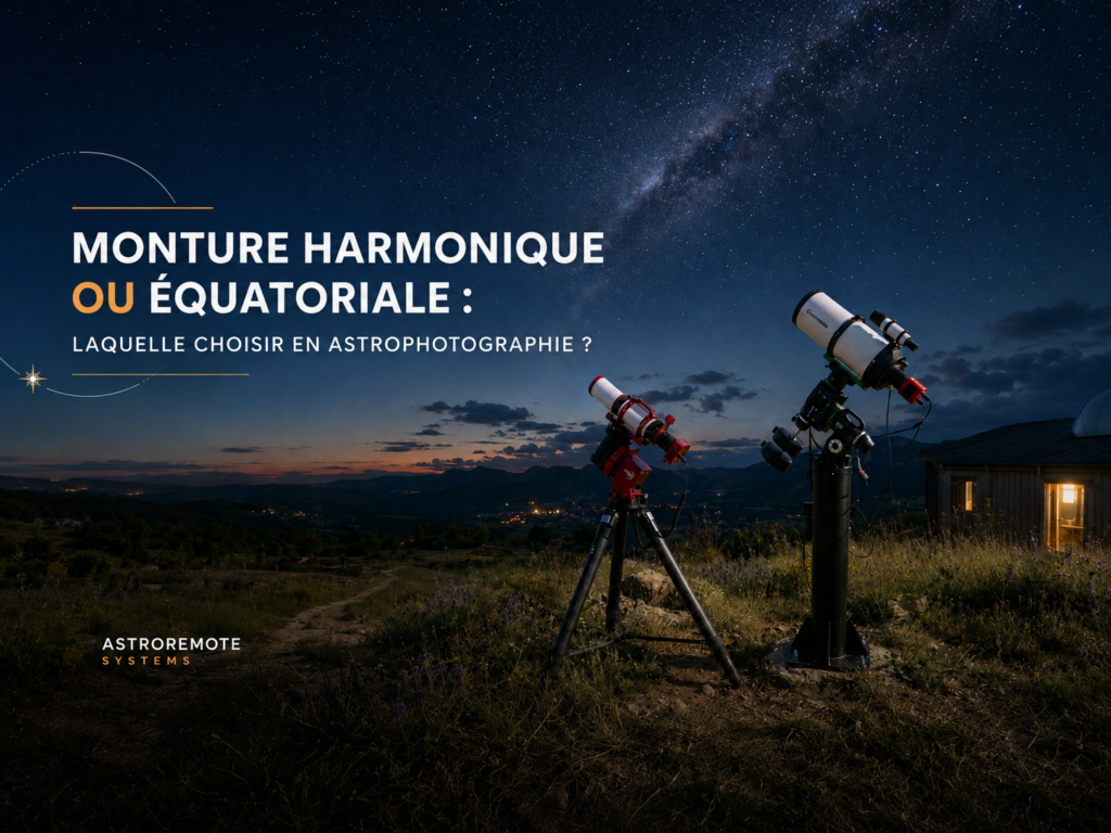 Monture harmonique ou équatoriale : AM5N vs CEM70G en astrophotographie