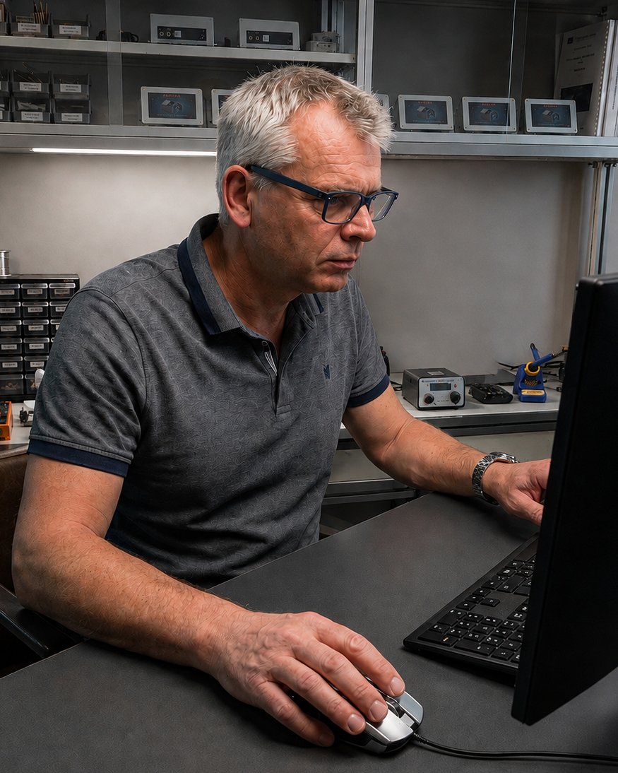 Fabien, designer of AURORA 2.0 and ALBA Sentinel