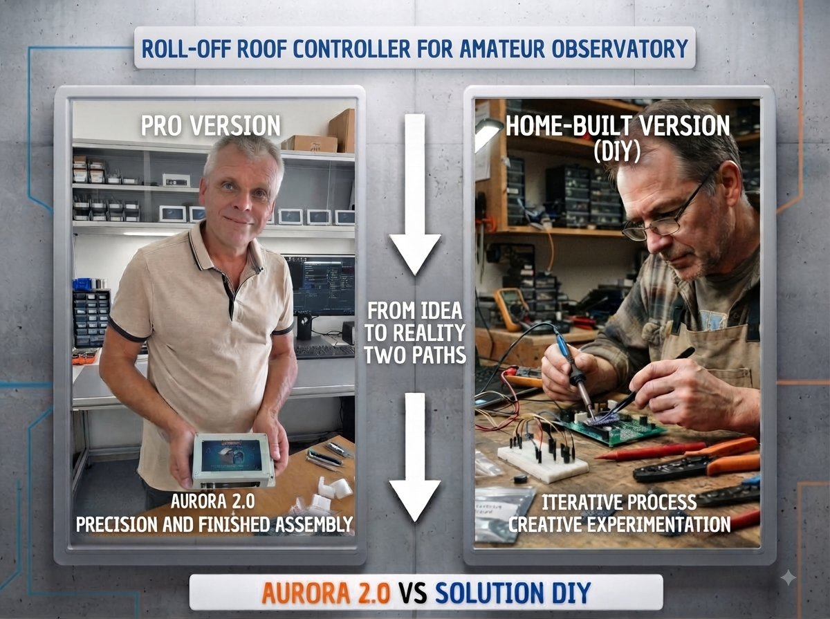 Aurora 2.0 or DIY (Arduino/IPX800): Which Controller Should You Choose for Your Roll-Off Roof?